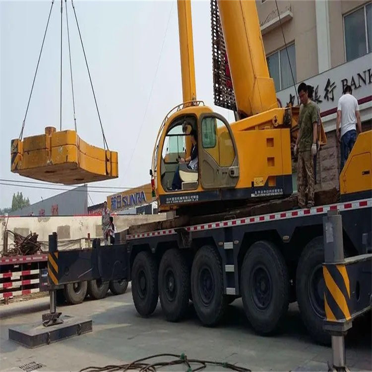 邢台当地吊车出租|机器吊装|75吨|工厂搬迁服务